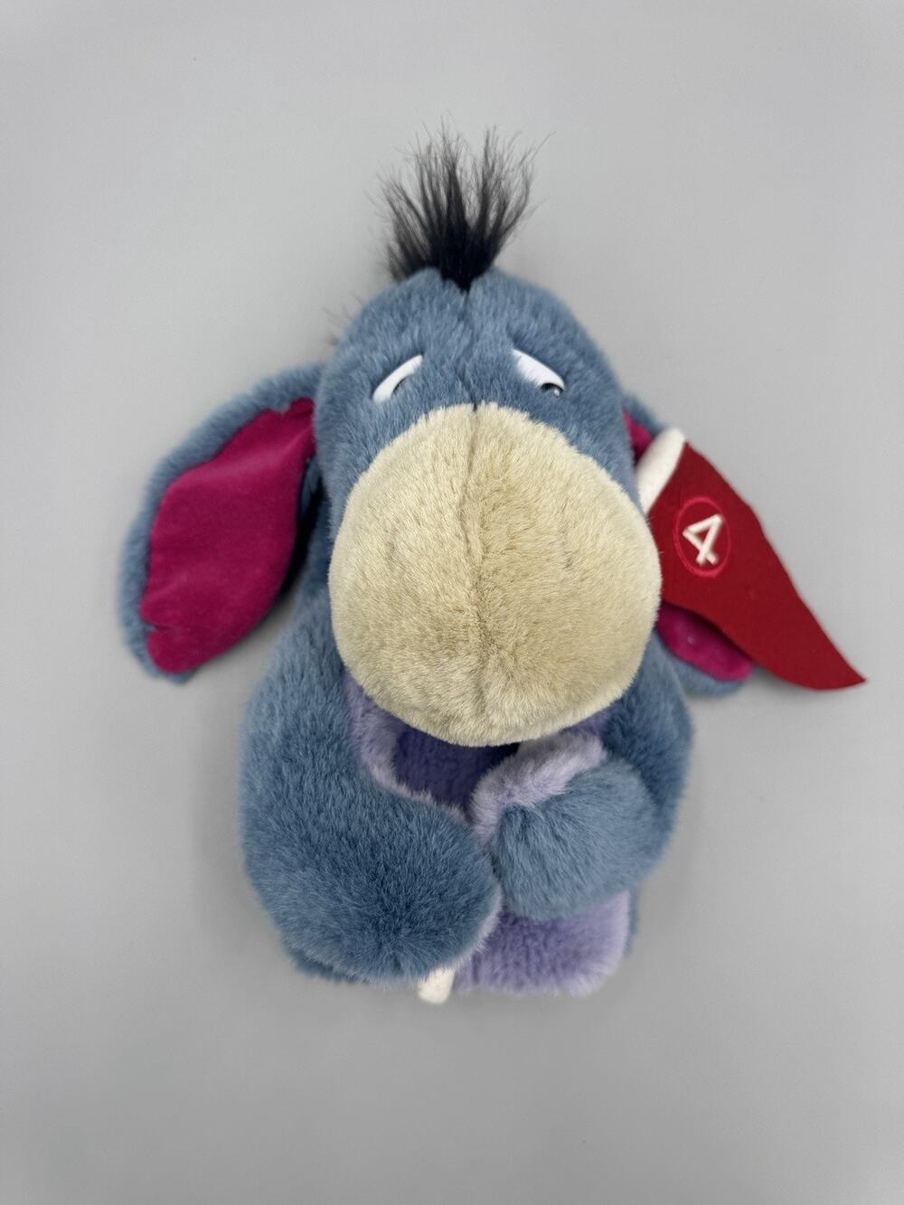 Disney Eeyore Golf Head Cover Plush Holding #4 Flag
